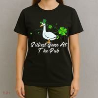 Silliest Goose At The Pub St. Patrick’s Day T-Shirt thumb 4
