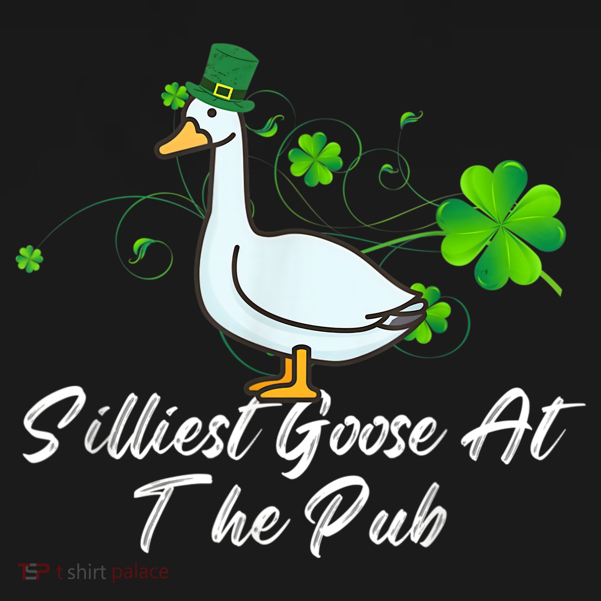 Silliest Goose At The Pub St. Patrick’s Day Button
