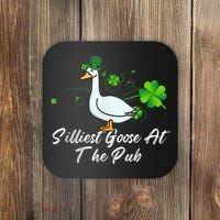 Silliest Goose At The Pub St. Patrick’s Day Coaster thumb 0