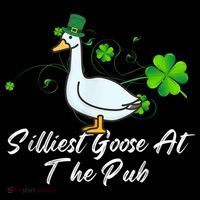 Silliest Goose At The Pub St. Patrick’s Day Baby Bodysuit thumb 2