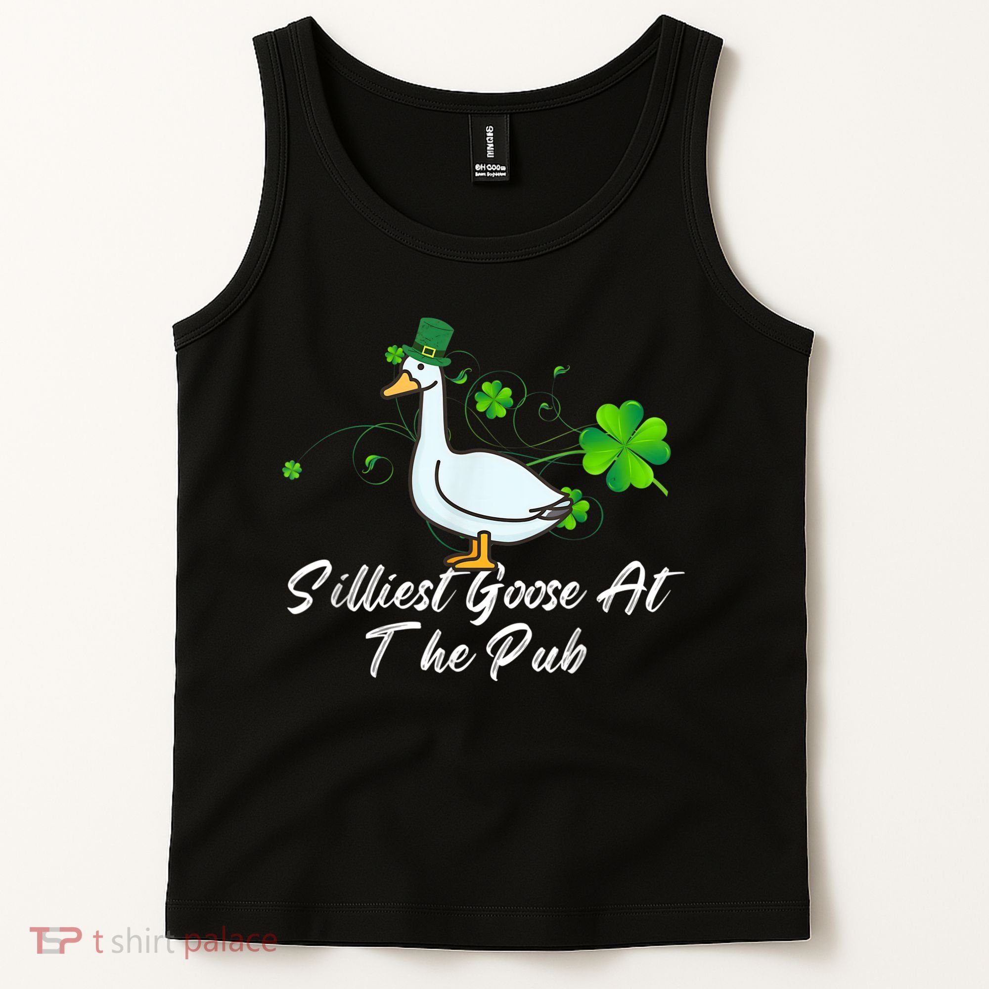 Silliest Goose At The Pub St. Patrick’s Day Tank Top