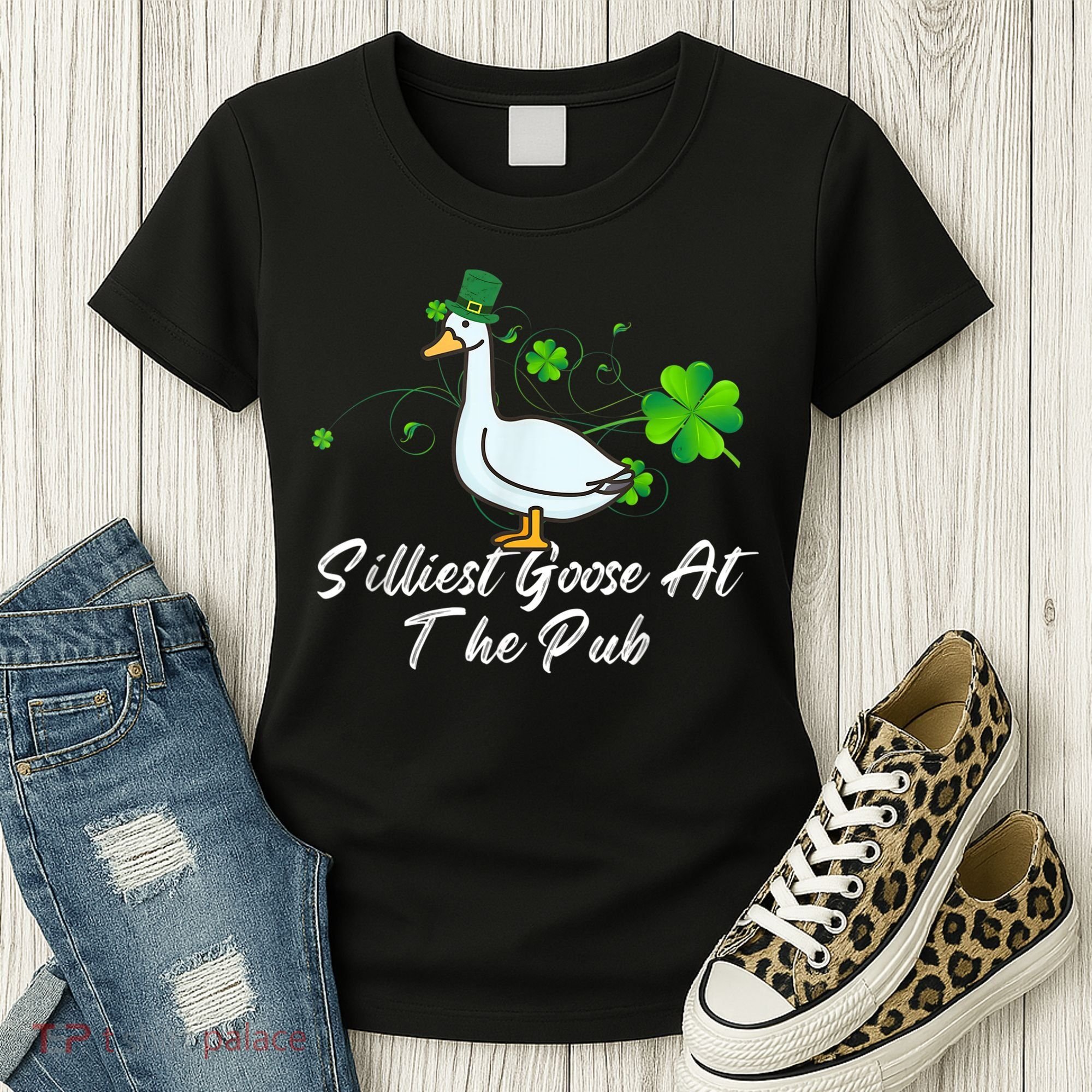 Silliest Goose At The Pub St. Patrick’s Day Women's T-Shirt