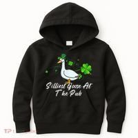 Silliest Goose At The Pub St. Patrick’s Day Kids Hoodie thumb 0