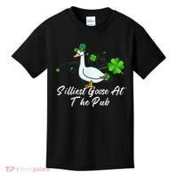 Silliest Goose At The Pub St. Patrick’s Day Kids T-Shirt thumb 0