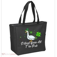 Silliest Goose At The Pub St. Patrick’s Day Tote Bag thumb 2