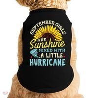 September Girl Birthday Doggie Tank thumb 0