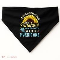 September Girl Birthday USA-Made Doggie Bandana thumb 0