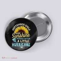 September Girl Birthday Button thumb 0