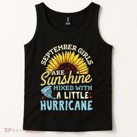 September Girl Birthday Tank Top thumb 2