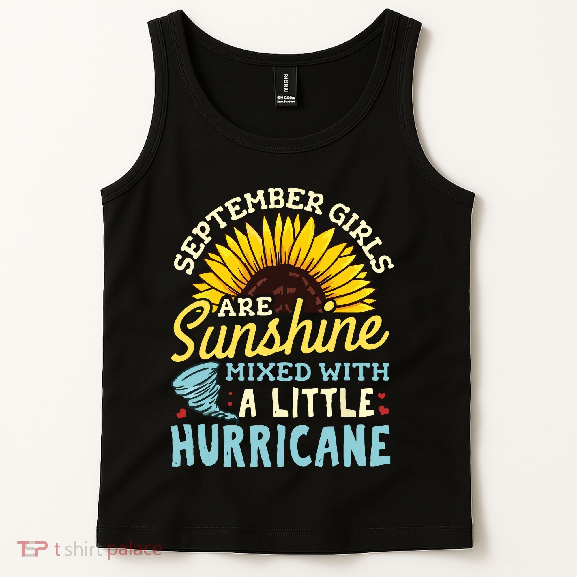 September Girl Birthday Tank Top