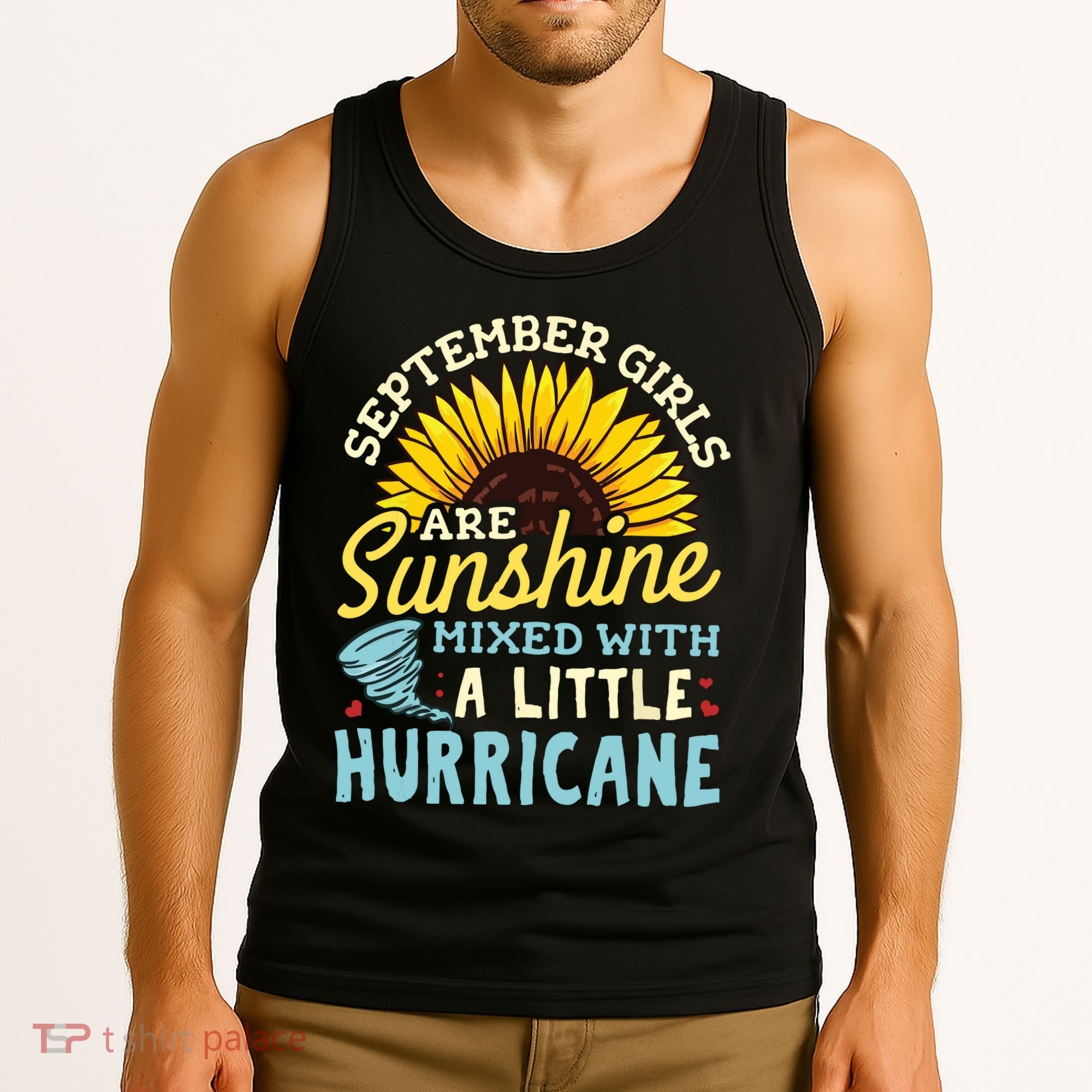 September Girl Birthday Tank Top