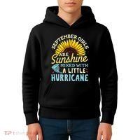 September Girl Birthday Kids Hoodie thumb 4