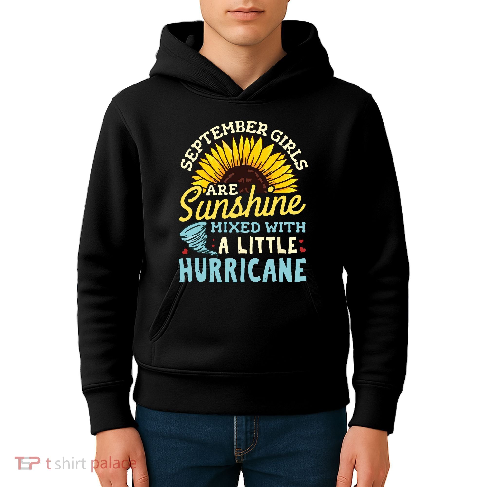 September Girl Birthday Kids Hoodie