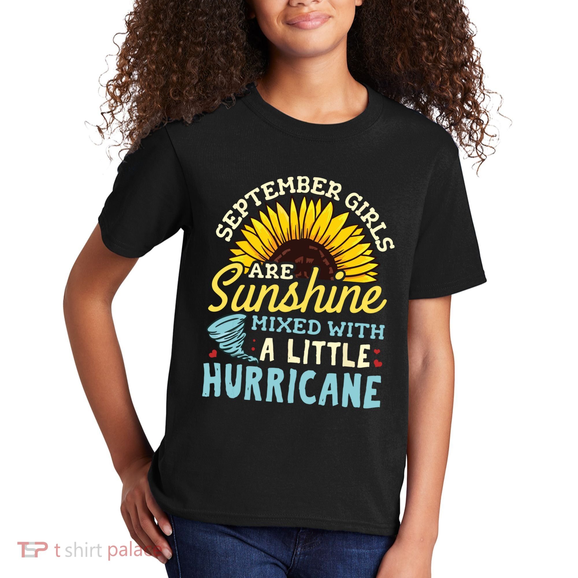 September Girl Birthday Kids T-Shirt