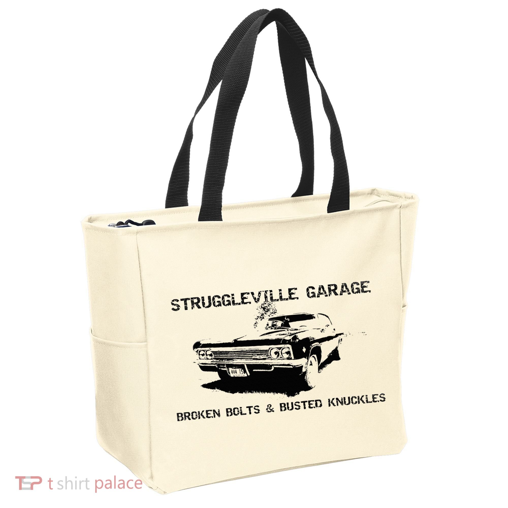 Struggleville Garage Broken Bolts & Busted Knuckles Tote Bag