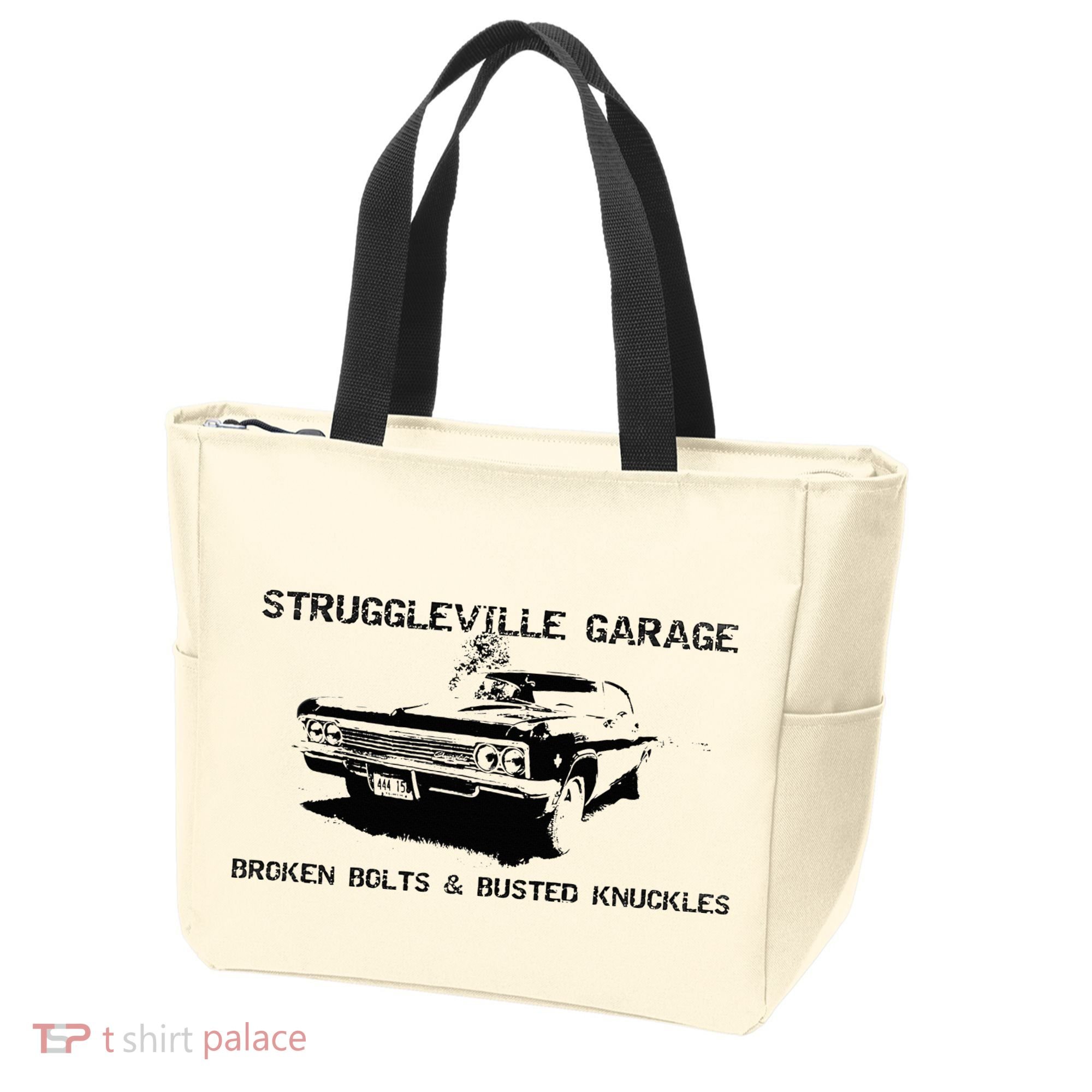 Struggleville Garage Broken Bolts & Busted Knuckles Tote Bag