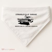 Struggleville Garage Broken Bolts & Busted Knuckles USA-Made Doggie Bandana thumb 0