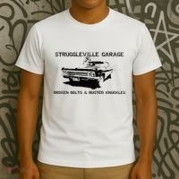 Struggleville Garage Broken Bolts & Busted Knuckles T-Shirt thumb 3