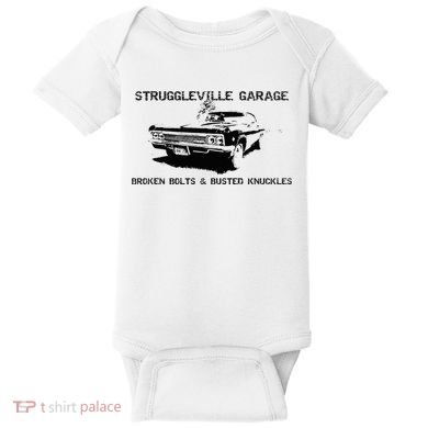 Struggleville Garage Broken Bolts & Busted Knuckles Baby Bodysuit
