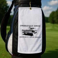 Struggleville Garage Broken Bolts & Busted Knuckles Golf Towel thumb 2