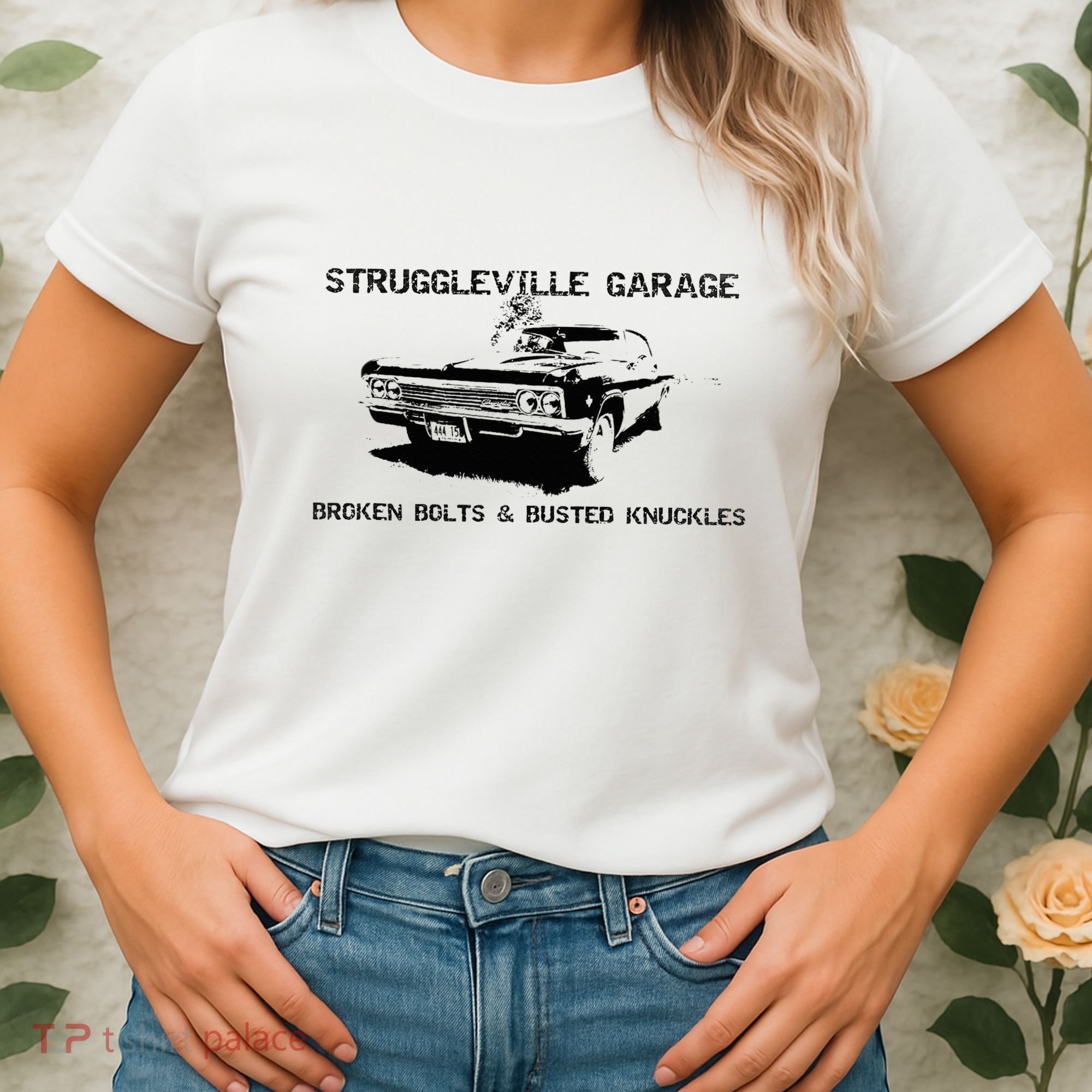 Struggleville Garage Broken Bolts & Busted Knuckles Women's T-Shirt
