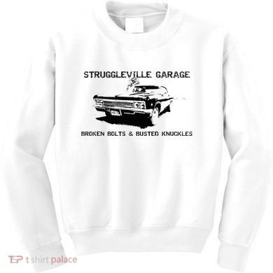 Struggleville Garage Broken Bolts & Busted Knuckles Kids Sweatshirt