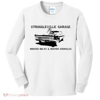 Struggleville Garage Broken Bolts & Busted Knuckles Kids Long Sleeve Shirt