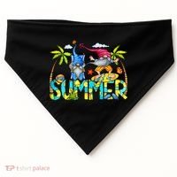 Summer Gnomes Beach USA-Made Doggie Bandana thumb 0