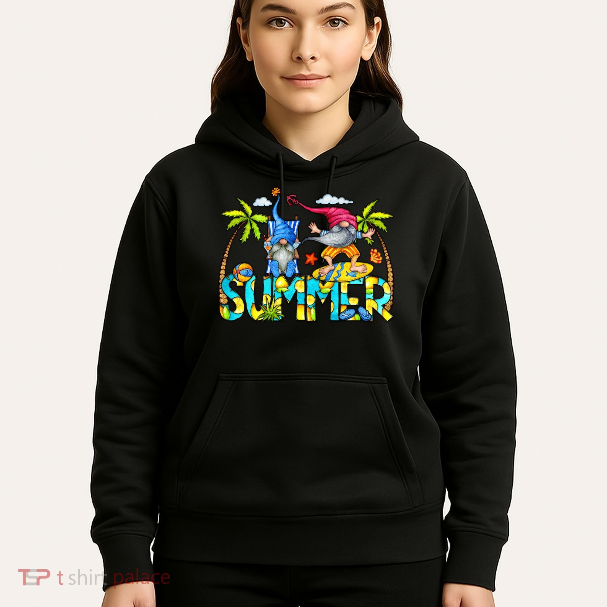 Summer Gnomes Beach Hoodie