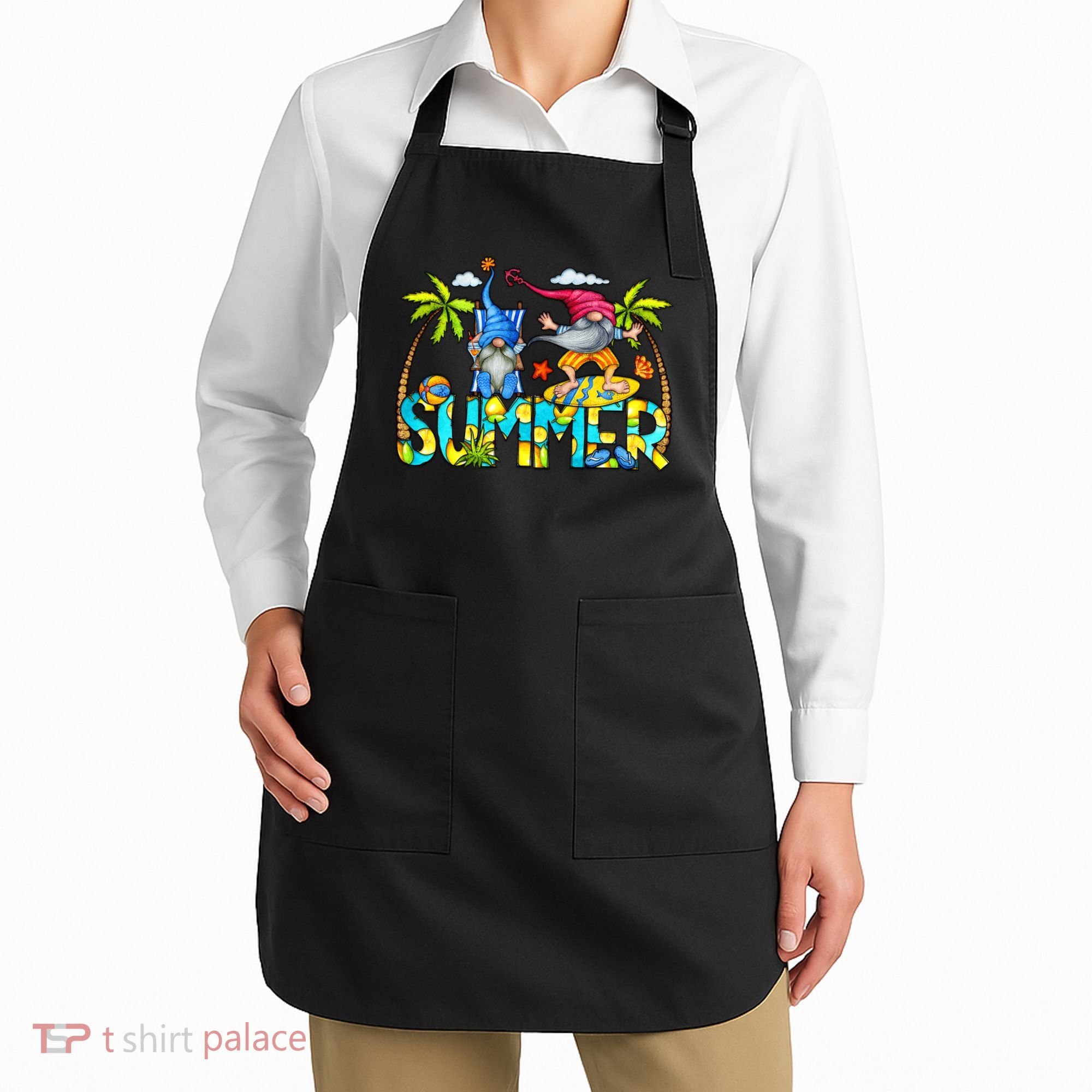 Summer Gnomes Beach Apron