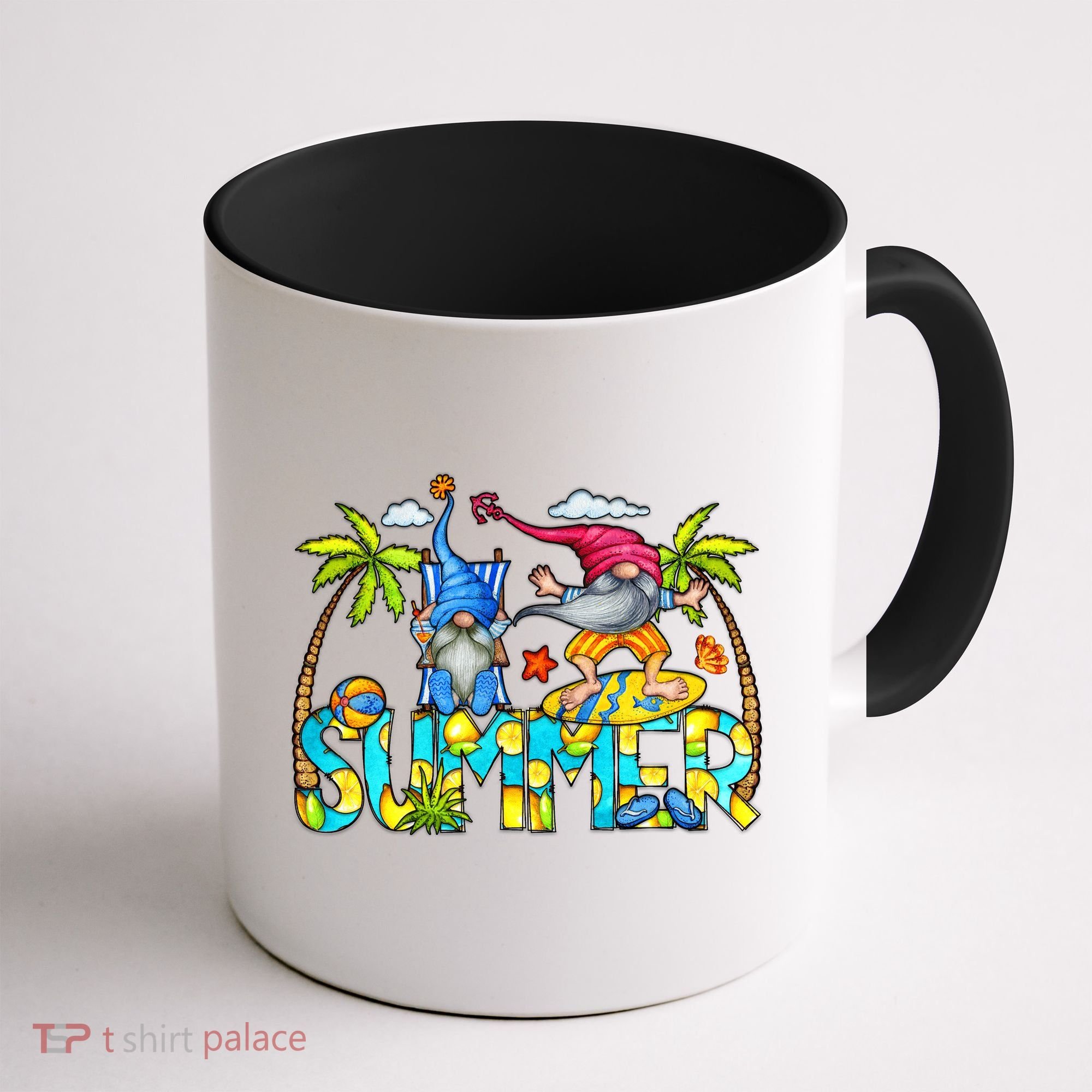 Summer Gnomes Beach Coffee Mug