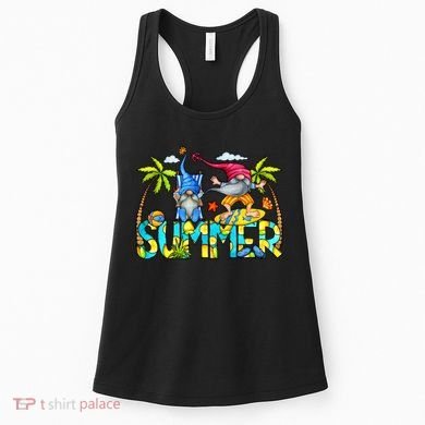 Summer Gnomes Beach Women's Tank Top