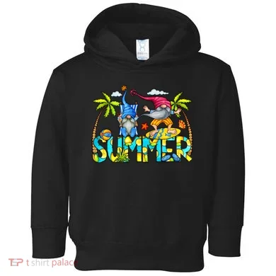 Summer Gnomes Beach Toddler Hoodie