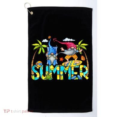 Summer Gnomes Beach Golf Towel