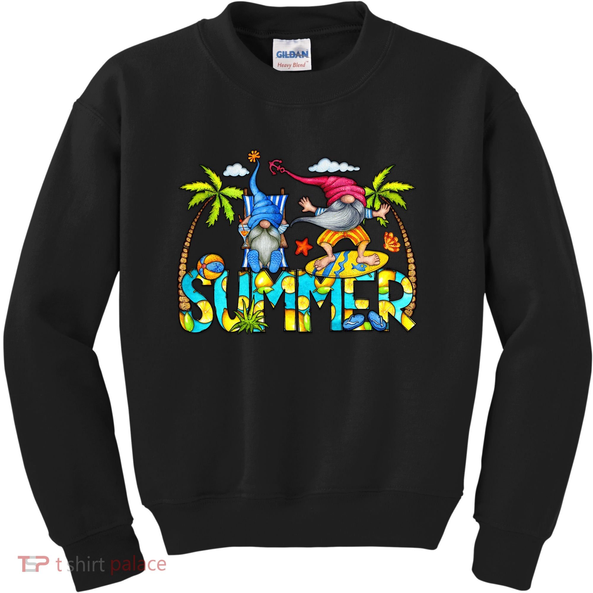 Summer Gnomes Beach Kids Sweatshirt