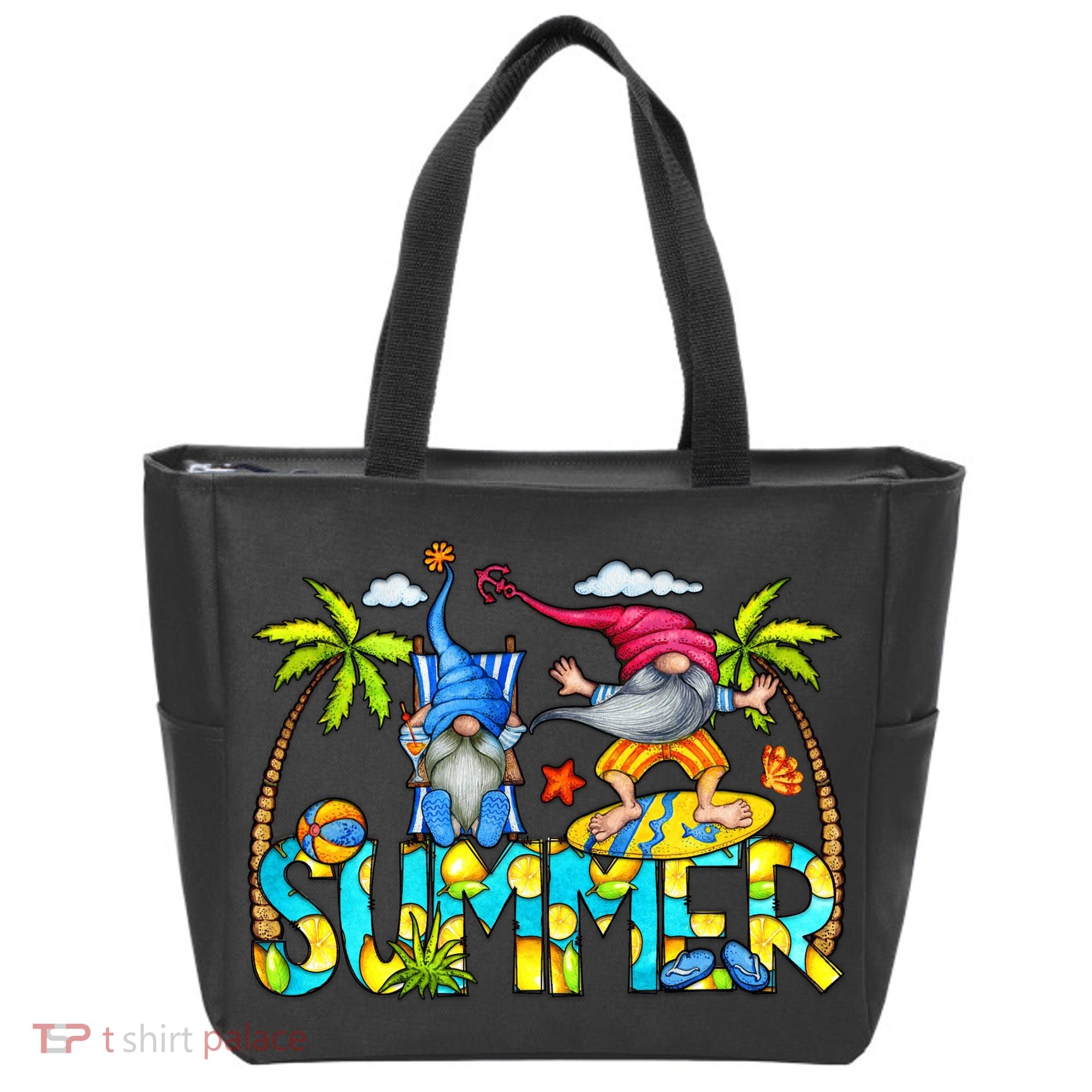 Summer Gnomes Beach Tote Bag