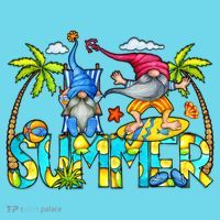 Summer Gnomes Beach Button thumb 1