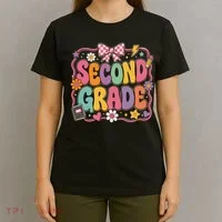 Second Grade Back To School Gift T-Shirt thumb 4