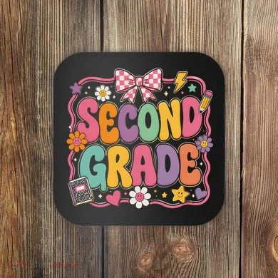 Second Grade Back To School Gift Coaster