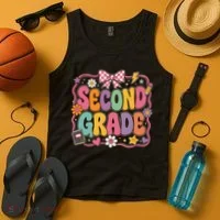 Second Grade Back To School Gift Tank Top thumb 4