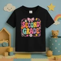 Second Grade Back To School Gift Toddler T-Shirt thumb 3