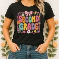 Second Grade Back To School Gift Women's T-Shirt thumb 2