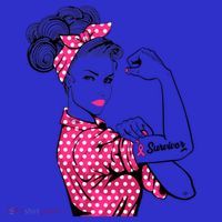 Strong Girl Breast Cancer Survivor Awareness Girls Gift Women's Tank Top thumb 5