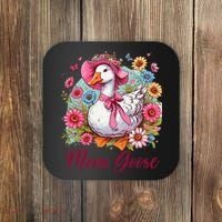 Silly Goose Blessed Mom Coquette Mothers Day Mom Goose Coaster thumb 0
