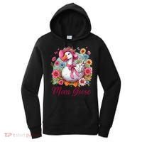 Silly Goose Blessed Mom Coquette Mothers Day Mom Goose Women's Hoodie thumb 0