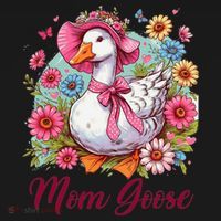 Silly Goose Blessed Mom Coquette Mothers Day Mom Goose Ornament thumb 1