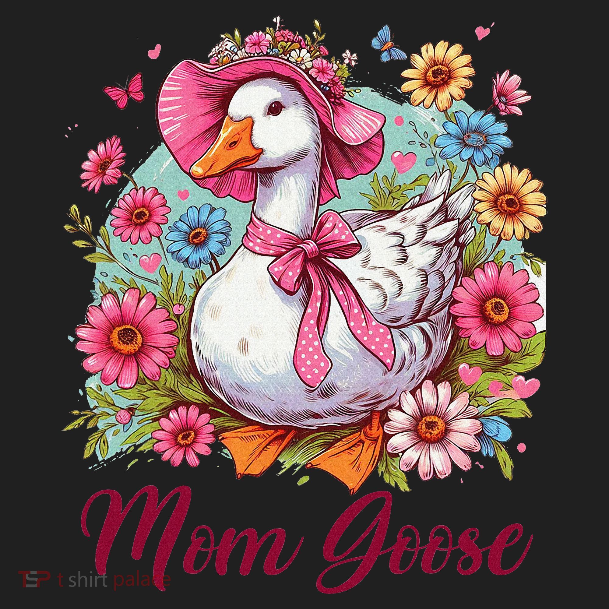 Silly Goose Blessed Mom Coquette Mothers Day Mom Goose Hat