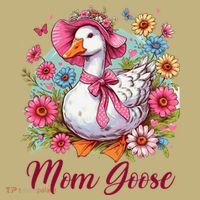 Silly Goose Blessed Mom Coquette Mothers Day Mom Goose Long Sleeve Shirt thumb 2