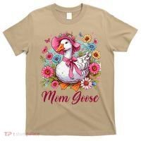 Silly Goose Blessed Mom Coquette Mothers Day Mom Goose T-Shirt thumb 0