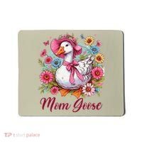 Silly Goose Blessed Mom Coquette Mothers Day Mom Goose Mousepad thumb 0